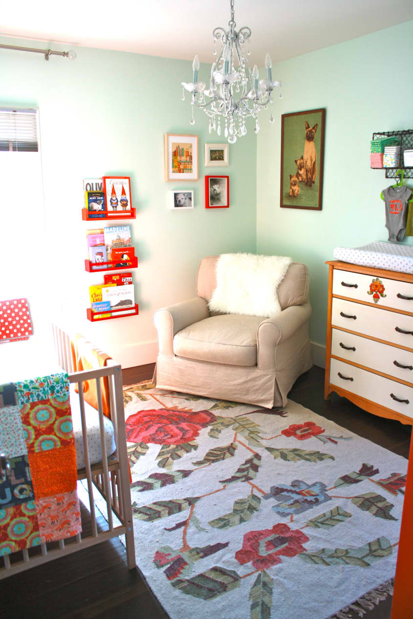 Ruby s Happily Eclectic Nursery Apartment Therapy